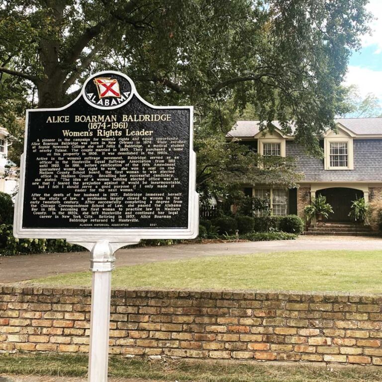 Alice Boarman Baldridge Historic Huntsville Foundation